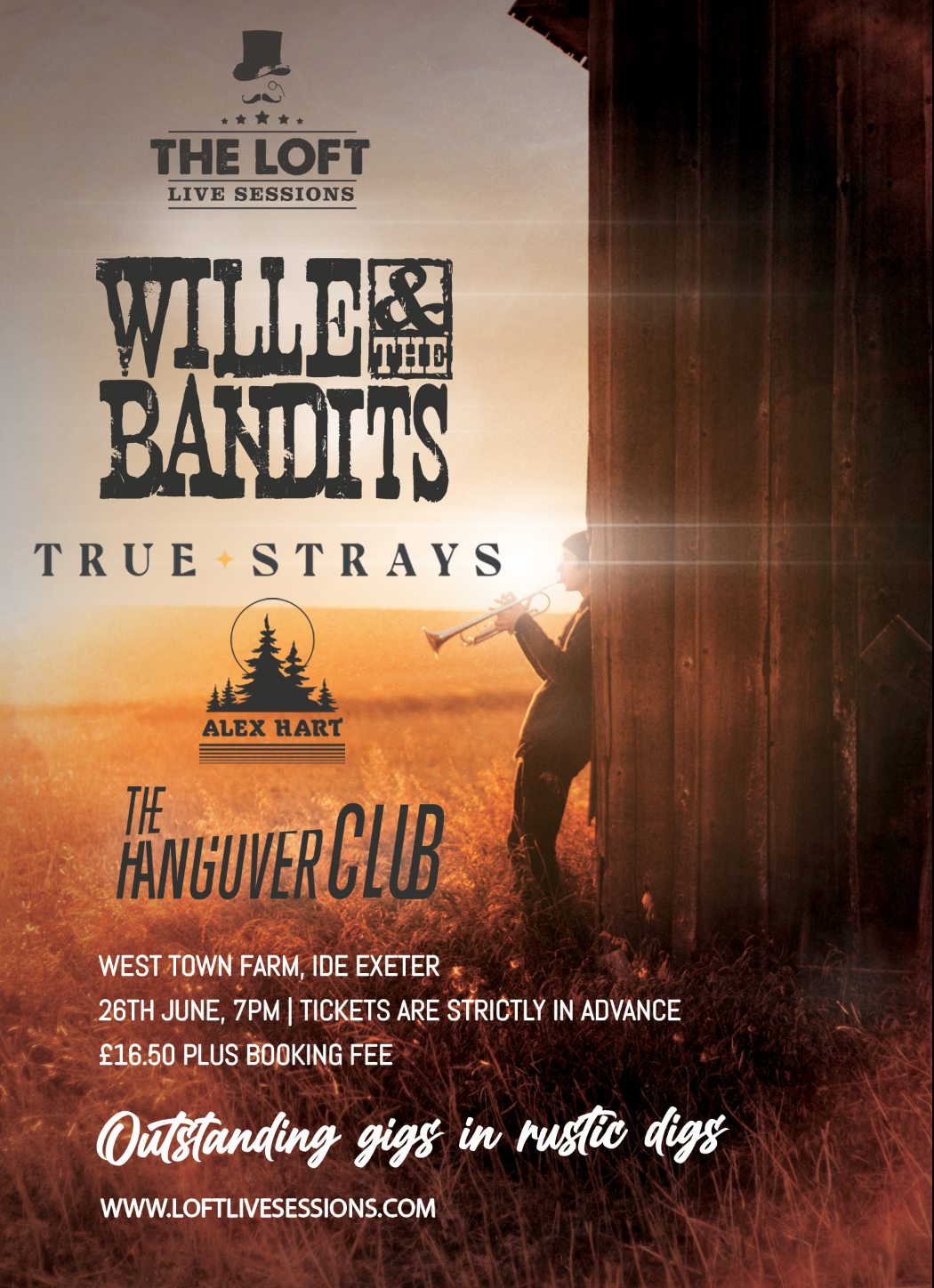 True Strays support Wille & The Bandits
